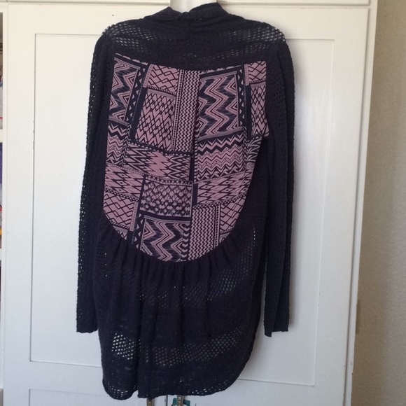 🥰🥰{Anthro} Knitted & Knotted Pointelle Cardigan - Picture 3 of 5